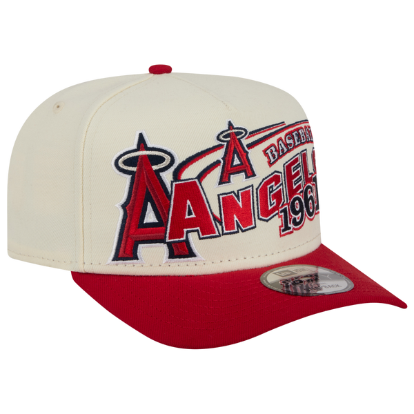 New Era Angels 9FIFTY A-Frame Classic Cap - Adult - Red/White - Image 3
