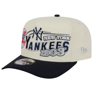 New Era Yankees 9FIFTY A-Frame Classic Cap - Adult - White/Navy