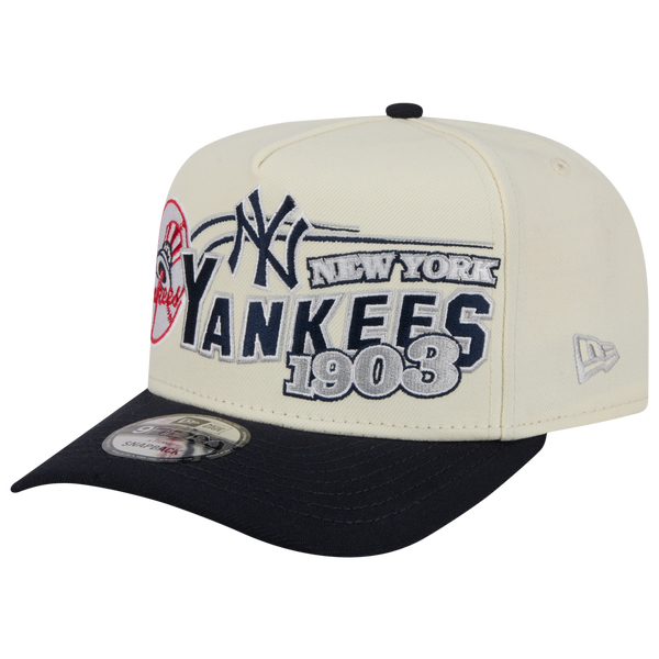 New Era Yankees 9FIFTY A-Frame Classic Cap - Adult - White/Navy