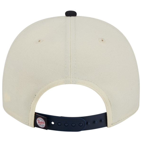 New Era Twins 9FIFTY A-Frame Classic Cap - Adult - White/Navy - Image 4