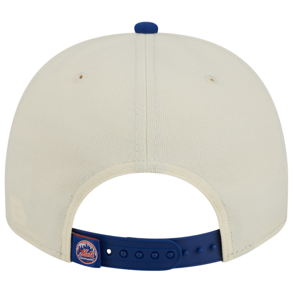 New Era Mets 9FIFTY A-Frame Classic Cap - Adult - White/Blue - Image 6
