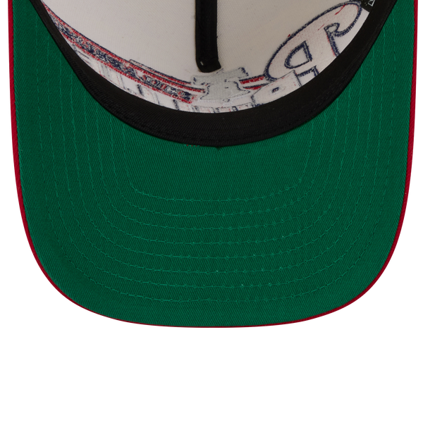 New Era Phillies 9FIFTY A-Frame Classic Cap - Adult - White/Red - Image 7