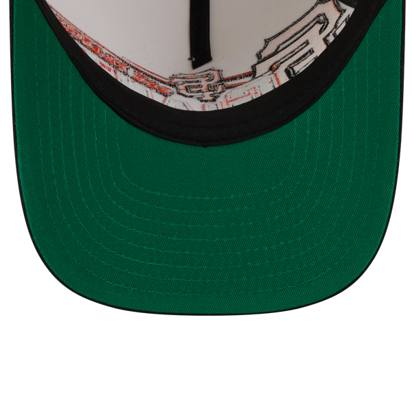 New Era Giants 9FIFTY A-Frame Classic Cap - Adult - White/Black - Image 7