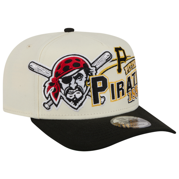 New Era Pirates 9FIFTY A-Frame Classic Cap - Adult - Black/White - Image 3