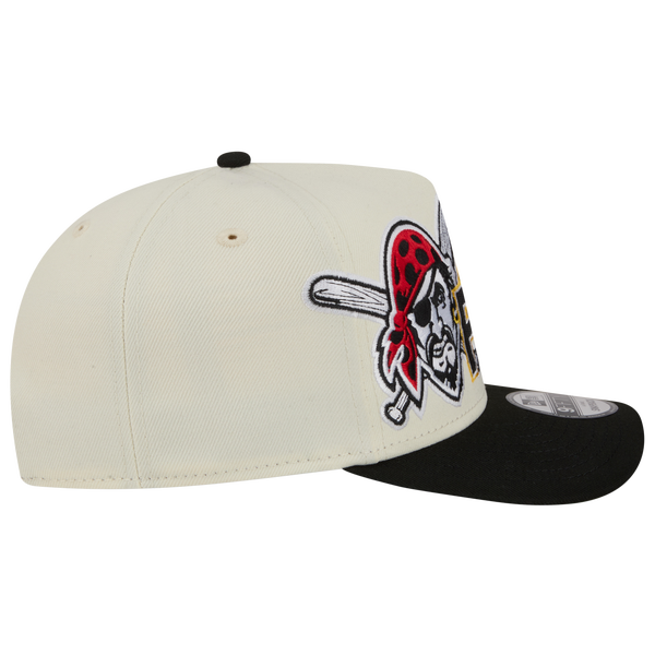 New Era Pirates 9FIFTY A-Frame Classic Cap - Adult - Black/White - Image 6