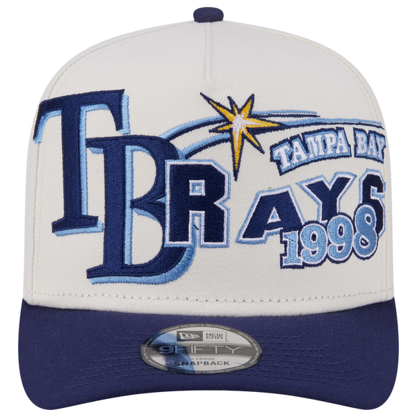 New Era Rays 9FIFTY A-Frame Classic Cap - Adult - Navy/White - Image 2