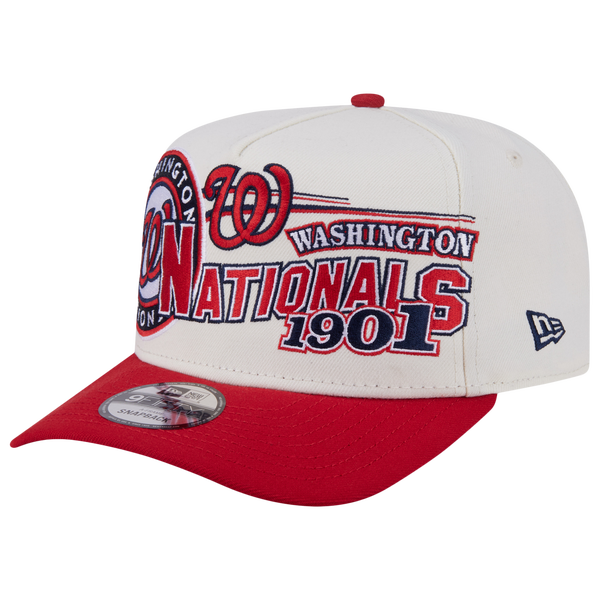 New Era Nationals 9FIFTY A-Frame Classic Cap - Adult - Red/White