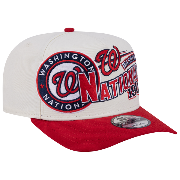 New Era Nationals 9FIFTY A-Frame Classic Cap - Adult - Red/White - Image 3