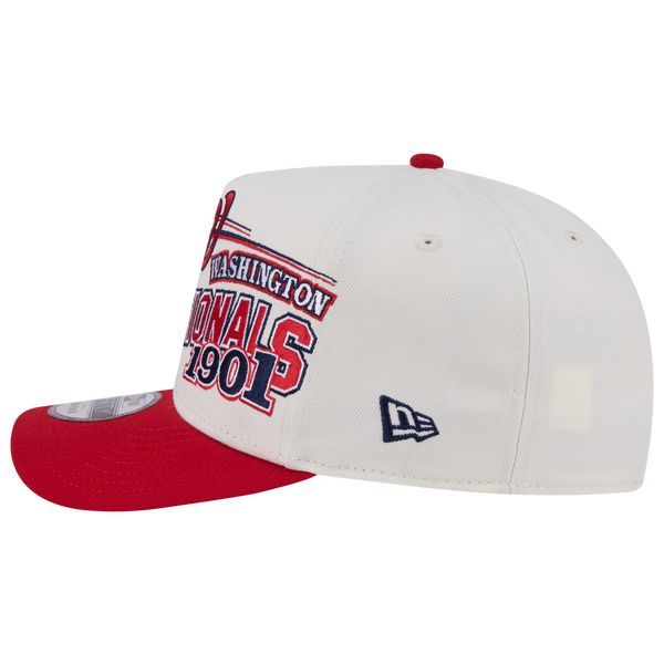 New Era Nationals 9FIFTY A-Frame Classic Cap - Adult - Red/White - Image 5