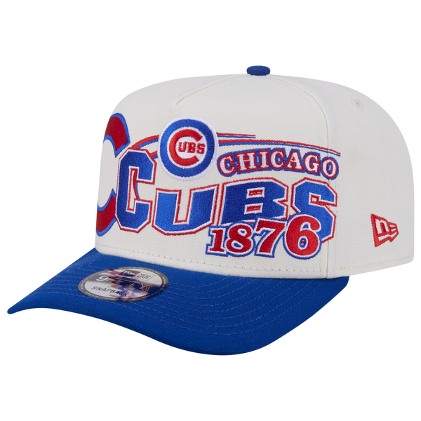 New Era Cubs 9FIFTY A-Frame Classic Cap - Adult - White/Blue