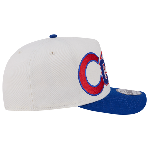 New Era Cubs 9FIFTY A-Frame Classic Cap - Adult - White/Blue - Image 6