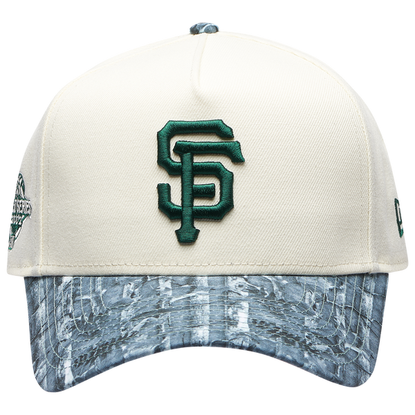New Era Giants 9FORTY A-Frame Tonal RT Cap - Adult - Olive Realtree/Chrome - Image 2