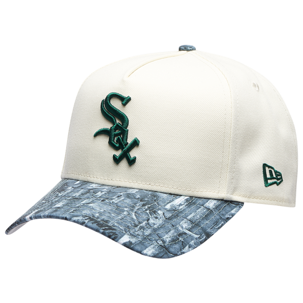 New Era White Sox 9FORTY A-Frame Tonal RT Cap - Adult - Chrome/Olive Realtree