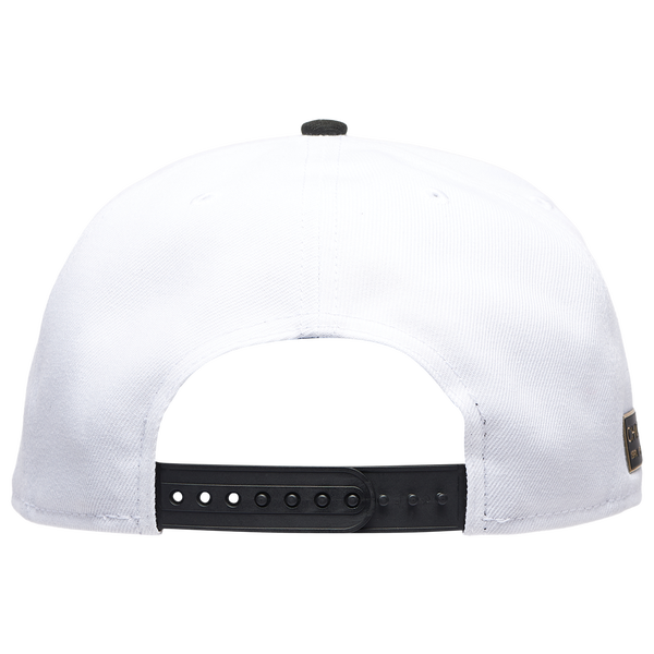 New Era Bulls 950AF Retro 12 Taxi Cap - Adult - White/Black/Gold - Image 4