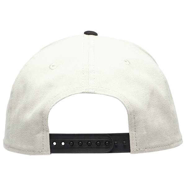 New Era Marlins 940AF Herringbone Cap - Adult - White/Black - Image 4