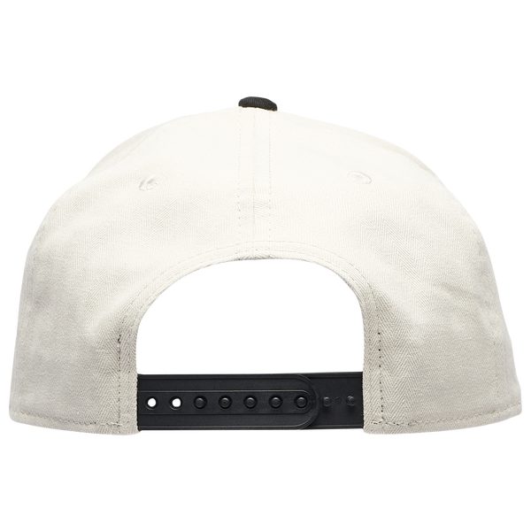 New Era Braves 940AF Herringbone Cap - Adult - White/Black - Image 4
