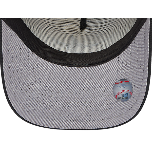 New Era Astros 940AF Herringbone Cap - Adult - White/Black - Image 5