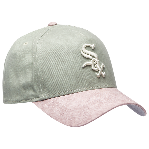 New Era White Sox 940AF Washed Cap - Adult - Green/Purple - Image 3