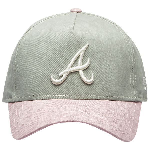 New Era Braves 940AF Washed Cap - Adult - Green/Purple - Image 2