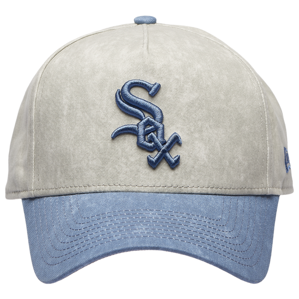 New Era White Sox 9FORTY A-Frame Washed Cap - Adult - Navy/Grey - Image 2