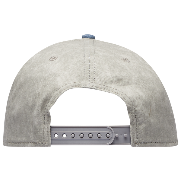 New Era Marlins 9FORTY A-Frame Washed Cap - Adult - Grey/Navy - Image 4