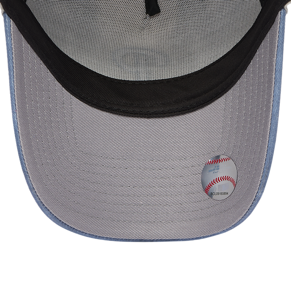 New Era Phillies 9FORTY A-Frame Washed Cap - Adult - Grey/Navy - Image 5