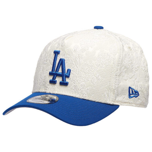 New Era Dodgers 940AF Botanical Cap - Adult - White/Blue