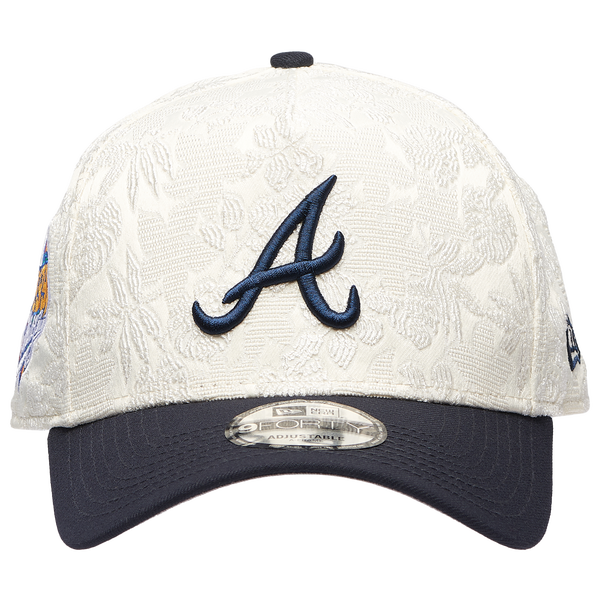 New Era Braves 940AF Botanical Cap - Adult - Navy/White - Image 2