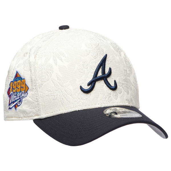 New Era Braves 940AF Botanical Cap - Adult - Navy/White - Image 3