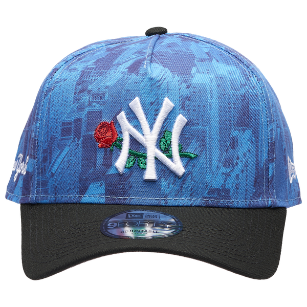 New Era Yankees 940AF City AOP Cap - Adult - Blue/Black - Image 2