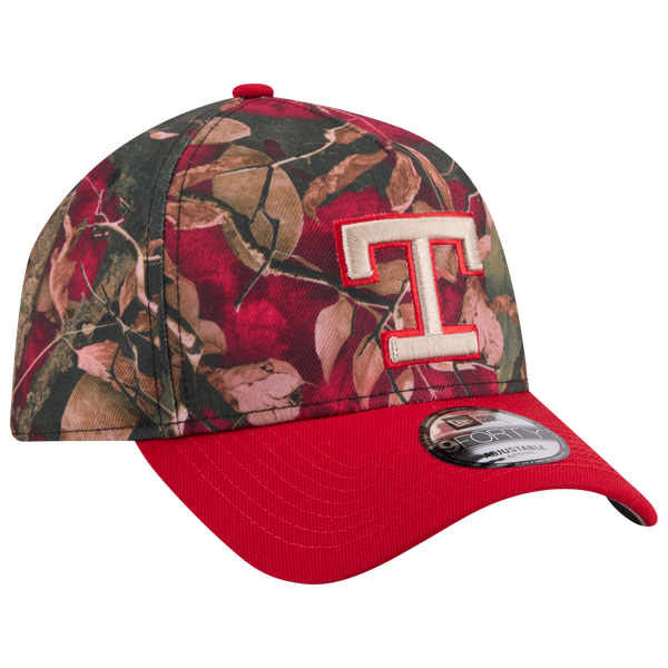 New Era Rangers 9FORTY A-Frame Leaves Cap - Adult - Multi/Blue - Image 3