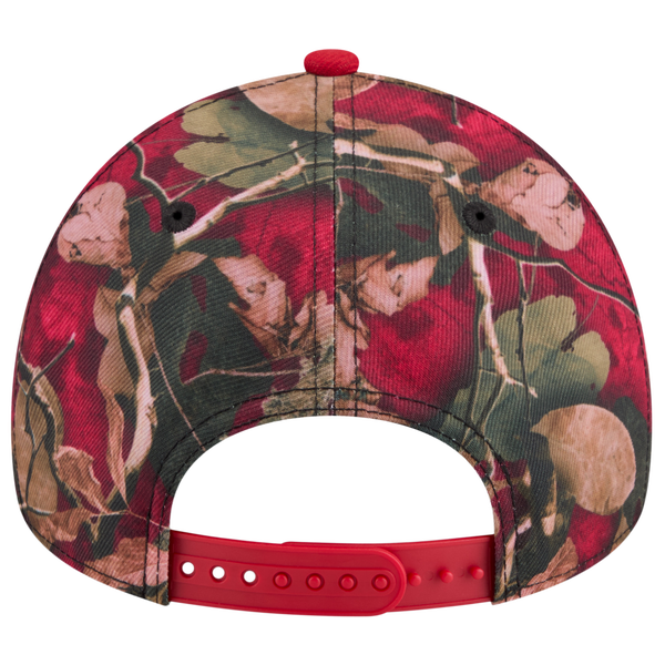 New Era Rangers 9FORTY A-Frame Leaves Cap - Adult - Multi/Blue - Image 4