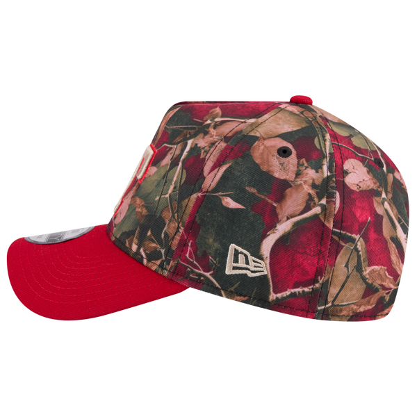 New Era Rangers 9FORTY A-Frame Leaves Cap - Adult - Multi/Blue - Image 5