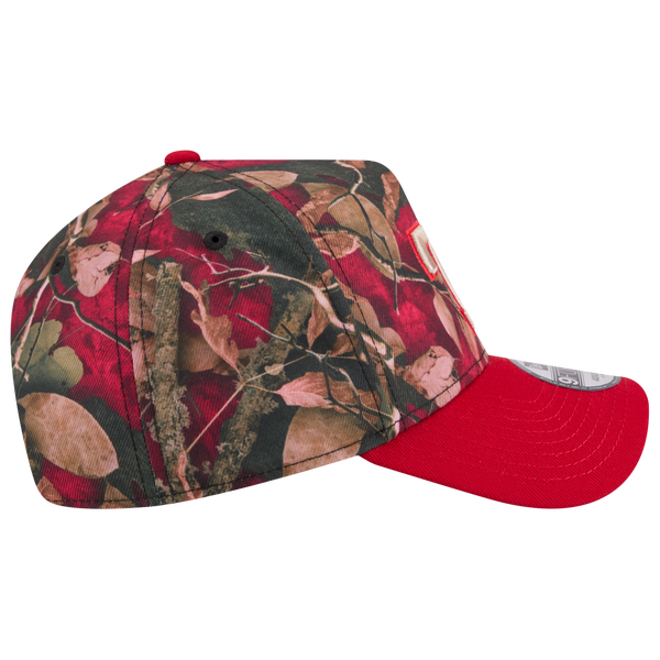 New Era Rangers 9FORTY A-Frame Leaves Cap - Adult - Multi/Blue - Image 6