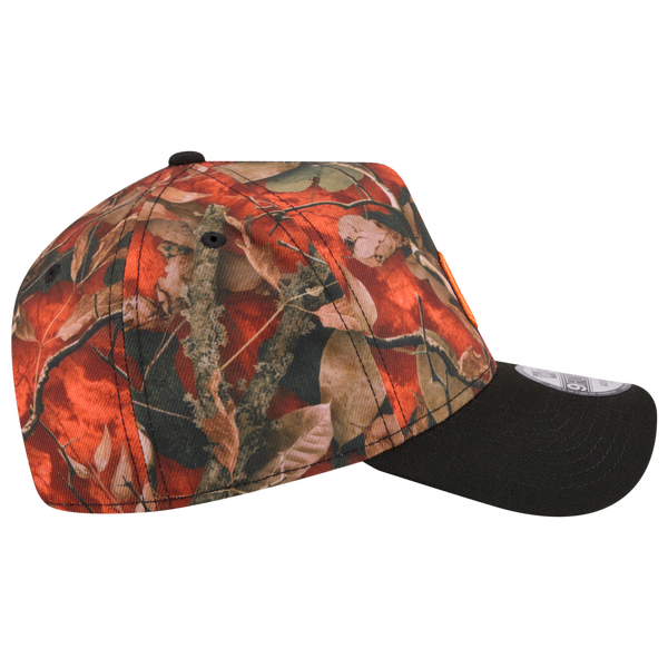 New Era Yankees 9FORTY A-Frame Leaves Cap - Adult - Orange/Multi - Image 6