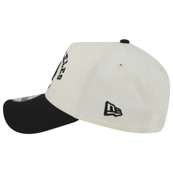 New Era Dodgers 9FORTY A-Frame Arch Cap - Adult - White/Black - Image 6