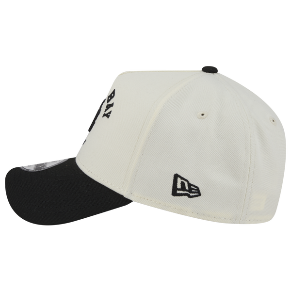 New Era Rays 9FORTY A-Frame UPSD Arch Cap - Adult - White/Black - Image 6