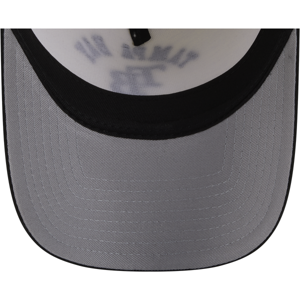 New Era Rays 9FORTY A-Frame UPSD Arch Cap - Adult - White/Black - Image 7