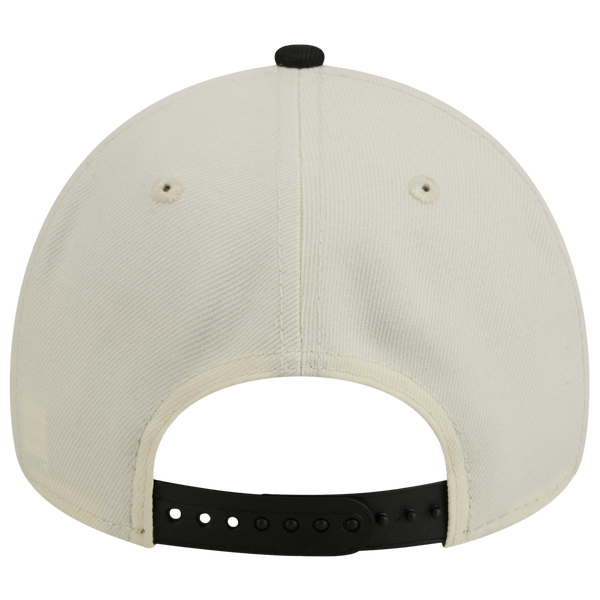 New Era Giants 9FORTY A-Frame UPSD Arch Cap - Adult - White/Black - Image 4