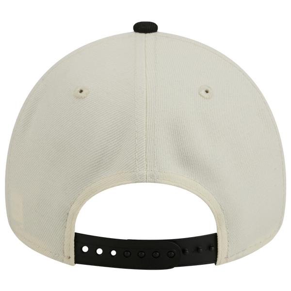 New Era Marlins 9FORTY A-Frame UPSD Arch Cap - Adult - White/Black - Image 4