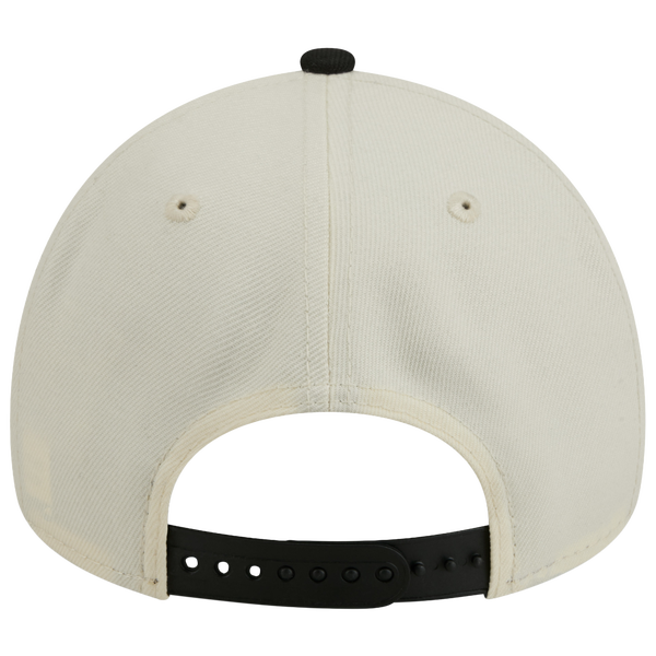 New Era White Sox 9FORTY A-Frame UPSD Arch Cap - Adult - Black/White - Image 4