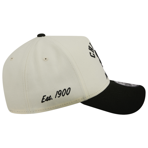 New Era White Sox 9FORTY A-Frame UPSD Arch Cap - Adult - Black/White - Image 6