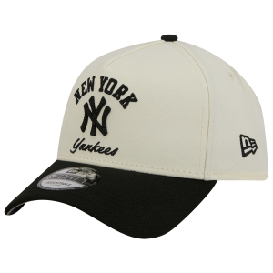 New Era Yankees 9FORTY A-Frame Arch Cap - Adult - White/Black