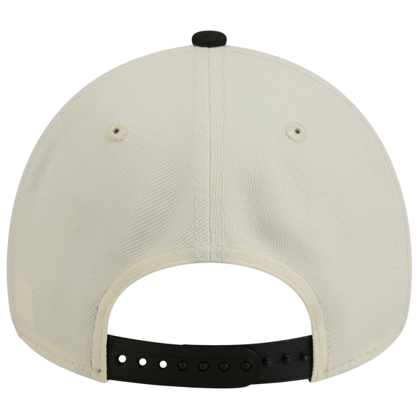 New Era Yankees 9FORTY A-Frame Arch Cap - Adult - White/Black - Image 4