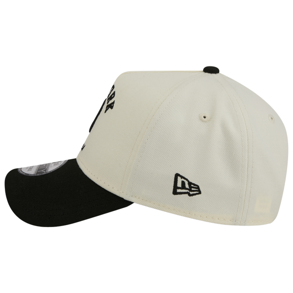 New Era Yankees 9FORTY A-Frame Arch Cap - Adult - White/Black - Image 5