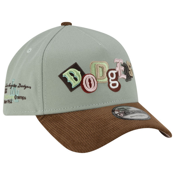 New Era Dodgers 940AF Ransom Energy Cap - Adult - Green/Brown - Image 3