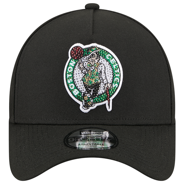 New Era Celtics 940 A Frame Draft 26 Cap - Adult - Black - Image 2