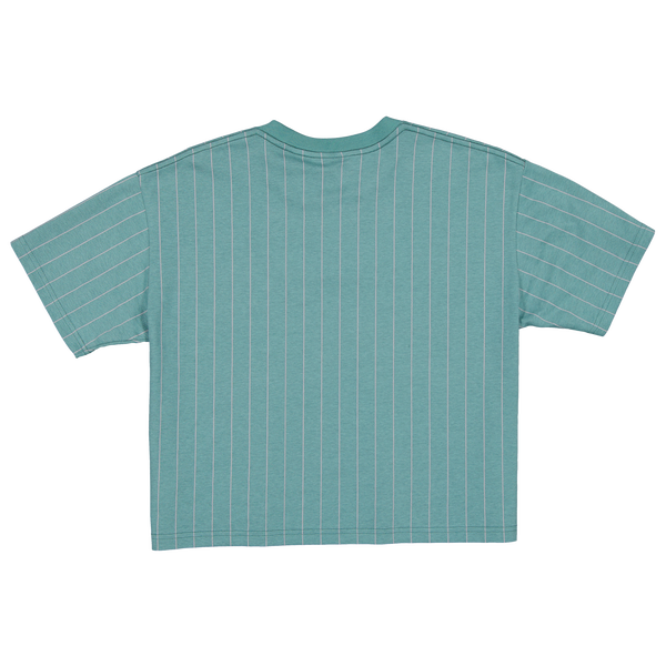 New Era Red Sox Throwback Pinstripe T-Shirt - Men's - Green - Image 2