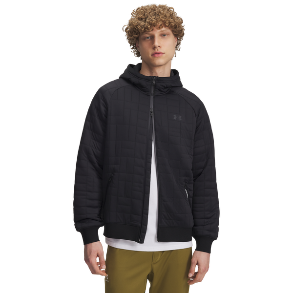 Under Armour Unstoppable Fleece Texture F/Z - Men's - Black/Black