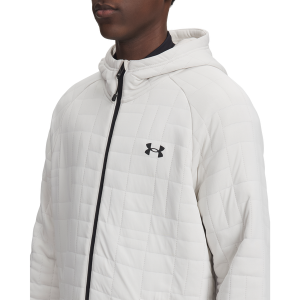 Under Armour Unstoppable Fleece Texture F/Z - Men's - Summit White/Black